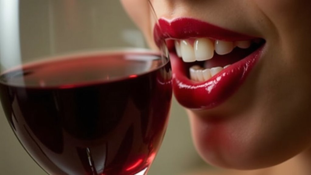 alcohol can stain teeth