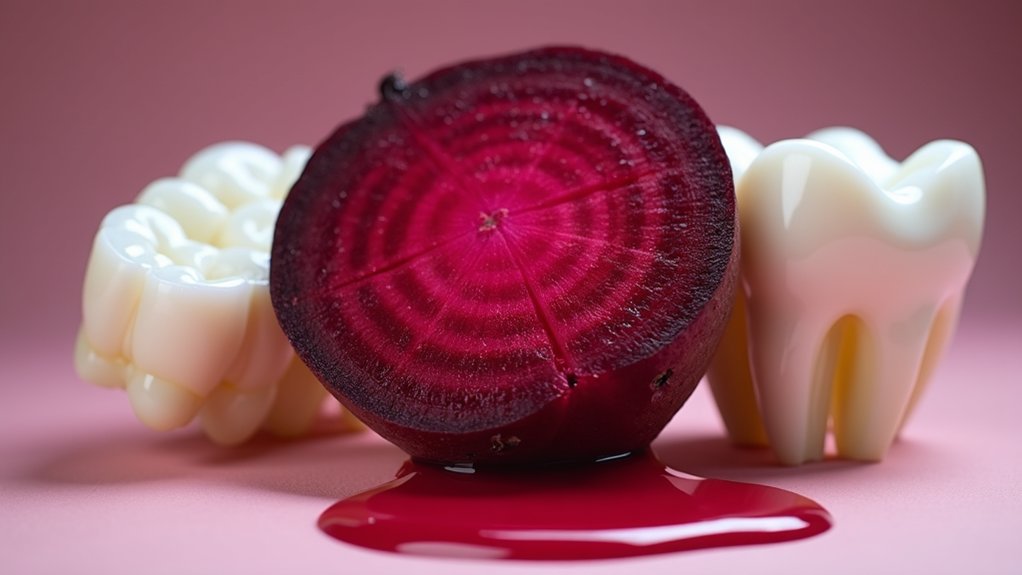 beets can stain teeth