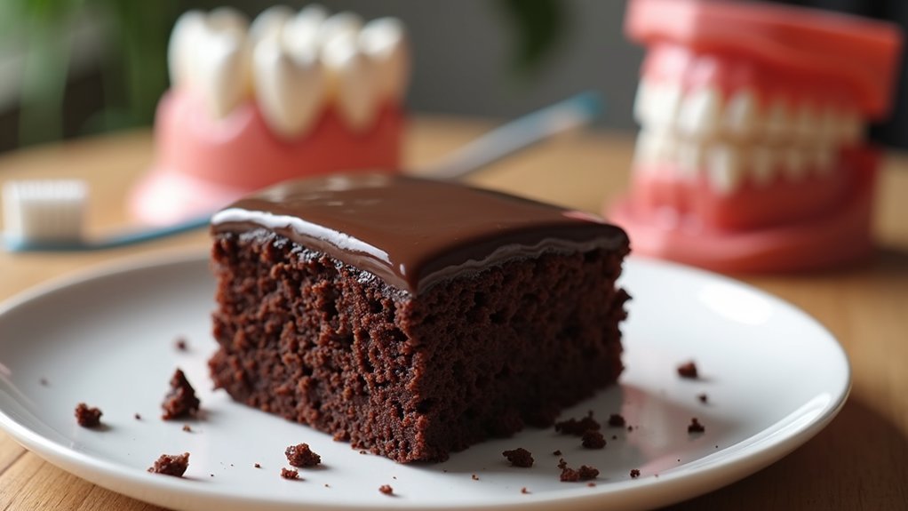 chocolate s effect on teeth