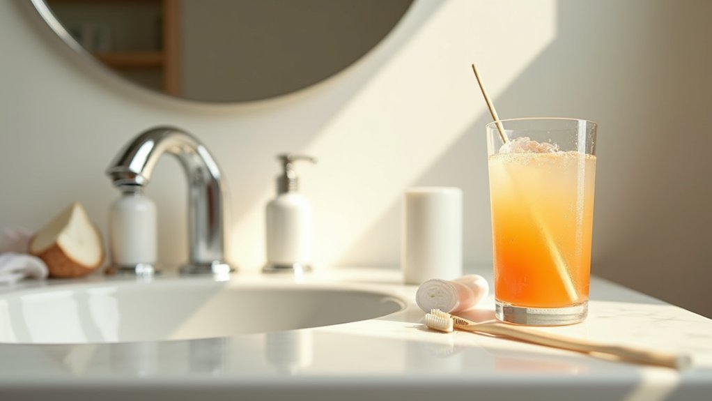 coconut water after brushing