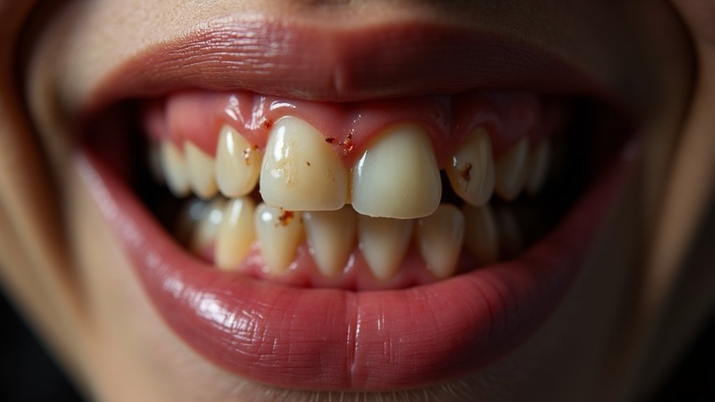 crooked teeth and gum recession