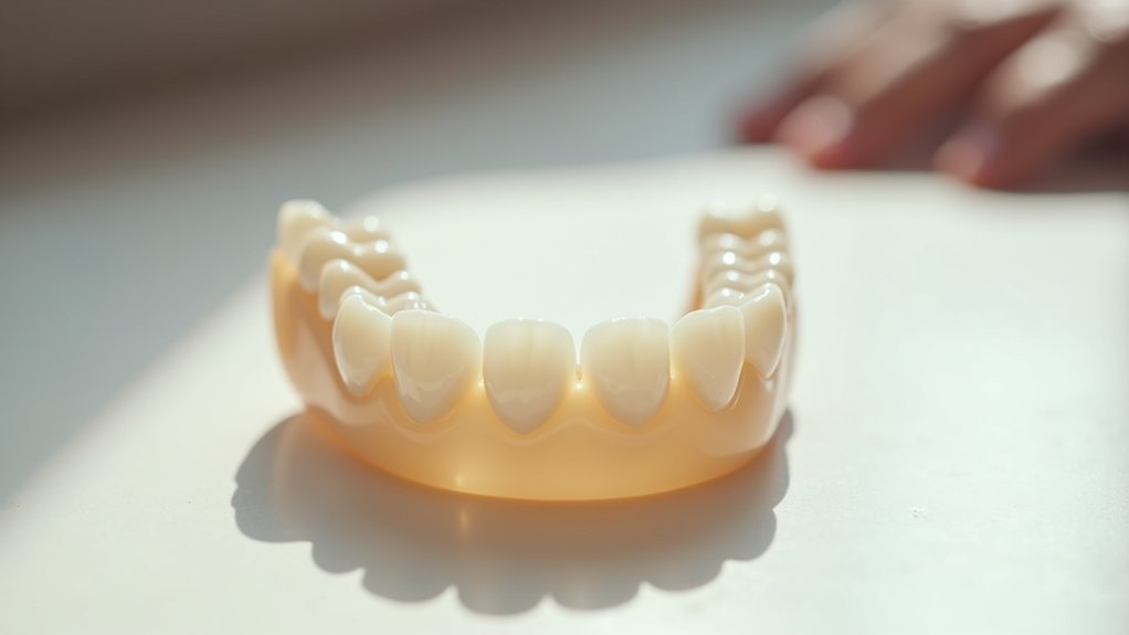 dentures resemble buck teeth