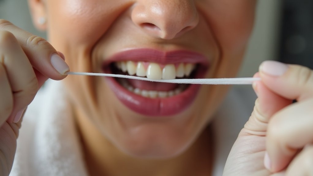 flossing difficult after filling