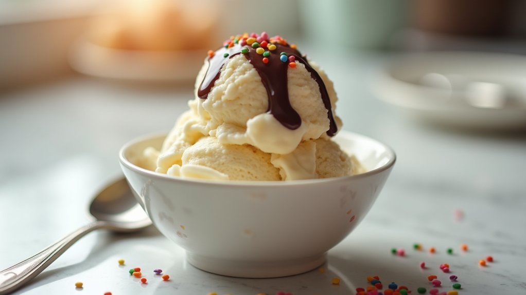 ice cream after extraction