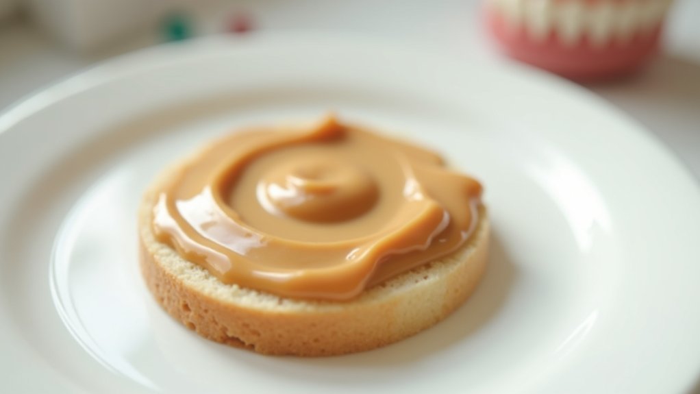 peanut butter may stain