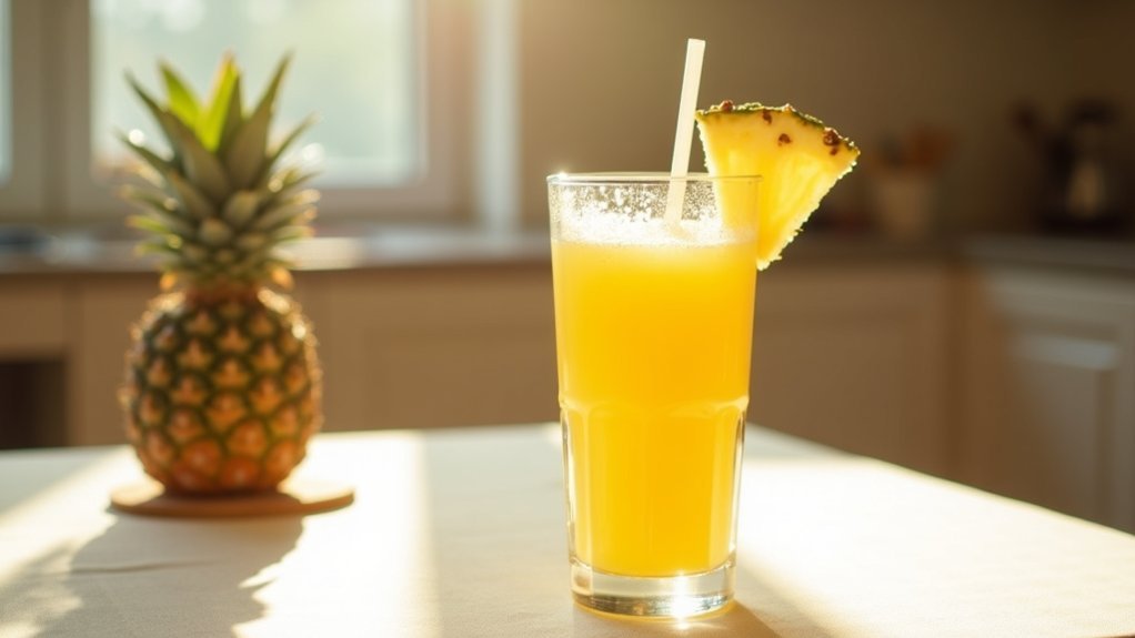 pineapple juice post surgery caution