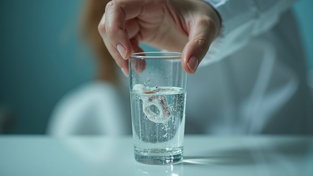 post surgery water swishing caution