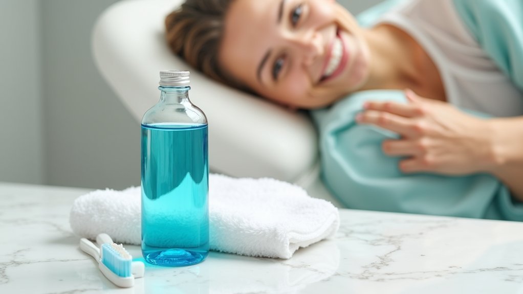 post whitening mouthwash usage