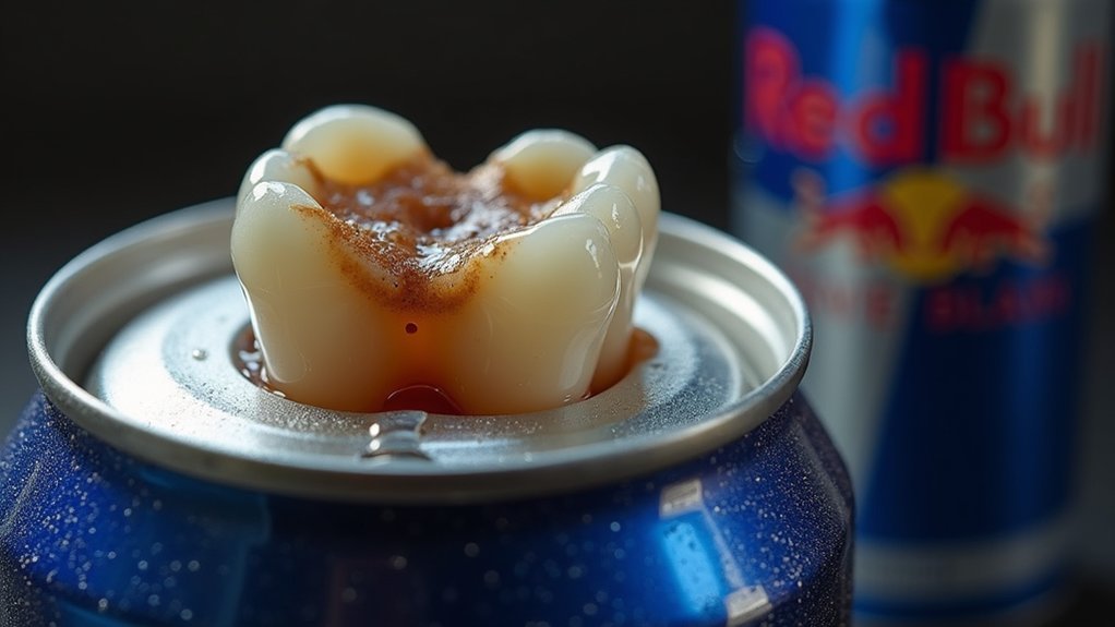 red bull teeth damage