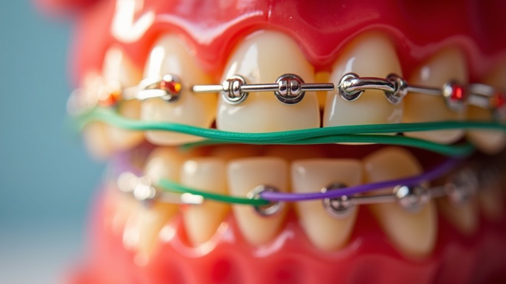 rubber bands shift teeth