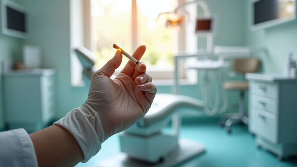 smoking after teeth cleaning