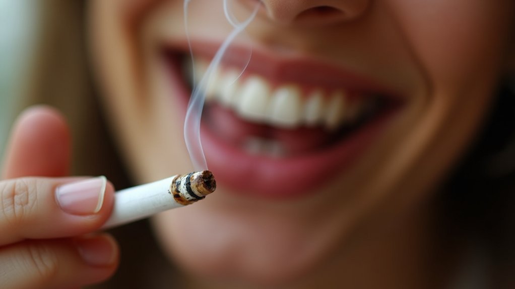 smoking post teeth whitening