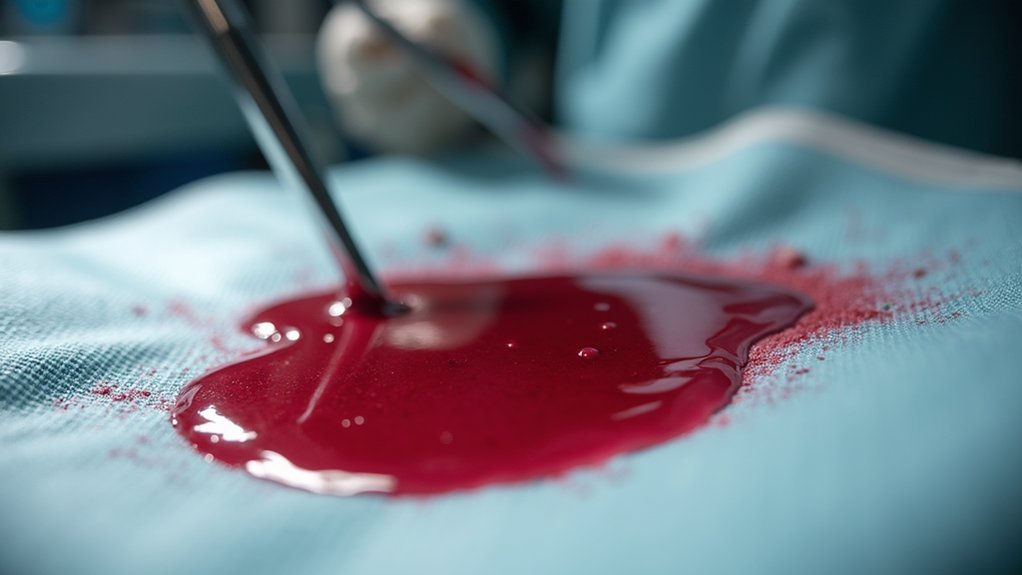 swallowing blood after extraction