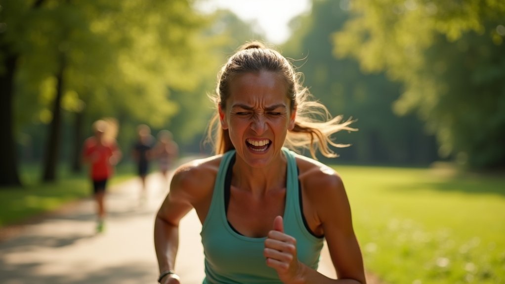 teeth pain during running