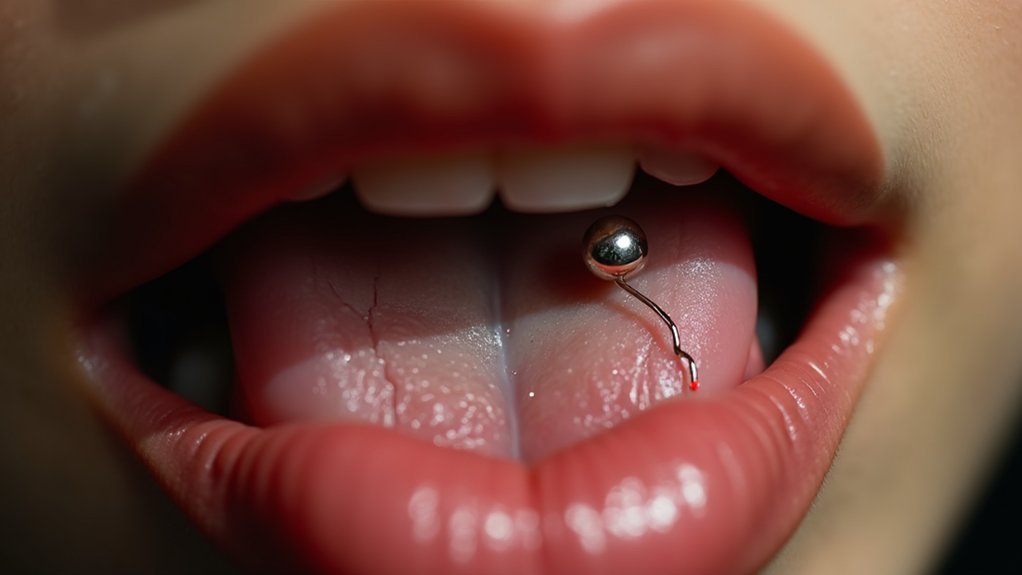 tongue piercings may harm teeth