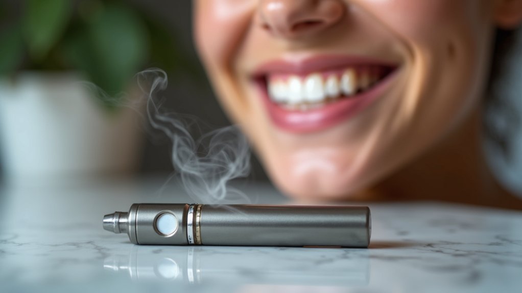 vaping with whitening strips