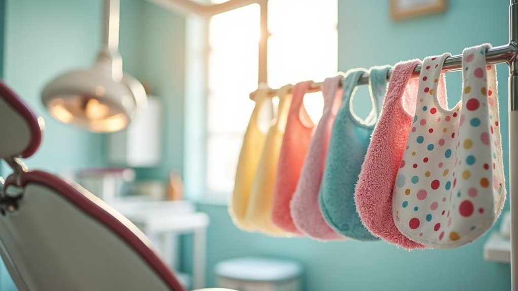 comfortable and clean dental bibs