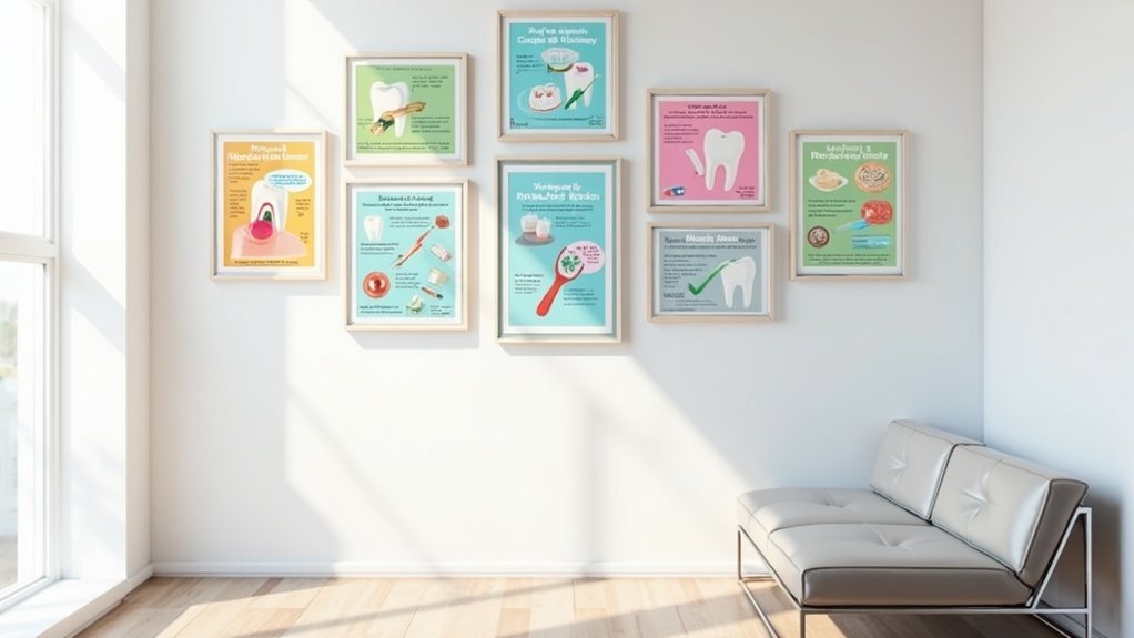 engaging dental education posters